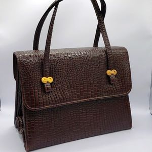 Vintage Faux Leather Handbag